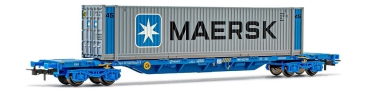 HE6044 Electrotren  4-achs. Containerwagen RENFE  mit 45ft Container MAERSK
