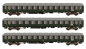 Preview: H43032 + H43034 Hobbytrain 8-teiliges Wagenset  Schnellzug DE83/84  München Hamburg der DB  in DC Ausführung