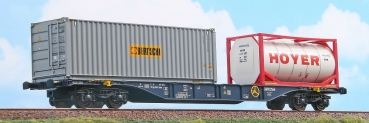 40405 ACME Containerwagen Typ Sgnss 60 Intermodal  CEMAT mit zwei Container beladen
