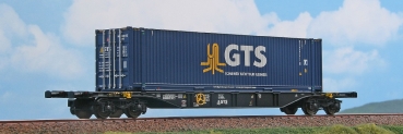 40410 ACME Containerwagen Typ Sgnss 60 Intermodal  GTS mit einem GTS Container beladen