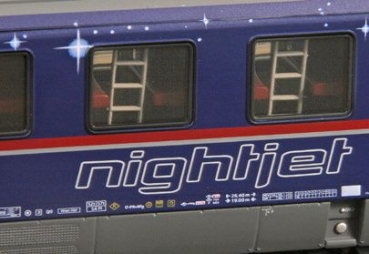 55341 ACME 3-tlg. Set  Liegewagen Nightjet EN 295/4095  der ÖBB  (P)