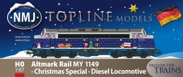 90606 NMJ Diesellok Nohab MY 1149 der AltmarkRail  DC ANALOG