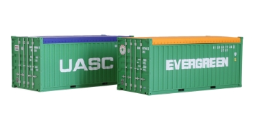 IG 98010059 Igra Model 2x 20ft OT Container EVERGREEN + UASC