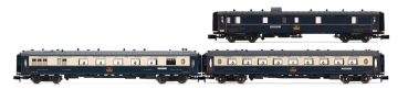 HN4491 Arnold 3-teiliges Set Reisezugwagen Edelweiss Pullman Express der CIWL (P)