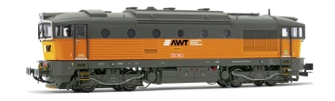 HR2928  Rivarossi Diesellokomotive D.753.7 der AWT   DC ANALOG