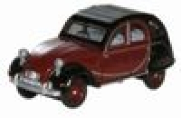 76CT001 Citroen Ente rot / schwarz   (OX020)
