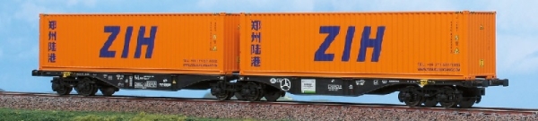 40365 Containertragwagen Typ Sggrss 80 PKP Cargo mit 2x ZIH Container