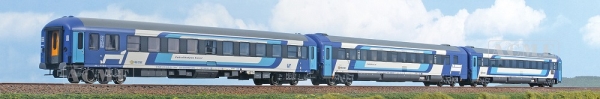 55339 ACME 3-tlg. Set  Reisezugwagen EuroNight 50462  der MAV  (P)