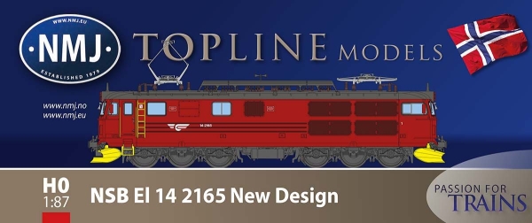 93104 NMJ Elektrolokomotive El14 2165 der NSB   DC ANALOG