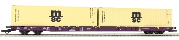 IG 96010060 Igra Model  Sggnss 80 Containertragwagen der BV Railrelease