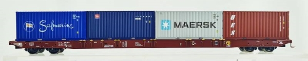 PI 96010068 Igra Model  / Pi.R.A.T.A.  Sggnss 80 Containertragwagen der Metrans