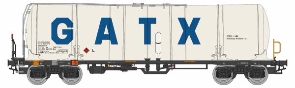 96210056 + 96210057 2x  Igra Model Kesselwagen Zacns 88 GATX weiss