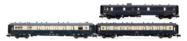HN4489 Arnold 3-teiliges Set Reisezugwagen Etoile du Nord der CIWL  (P)