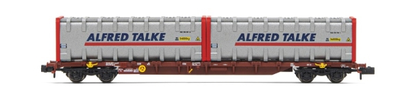 HN6590 Arnold Containertragwagen der FS mit 2x 30ft Bulk Container ALFRED TALKE