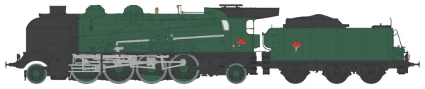 MB-127 REE MODELES Dampflok Serie 4-141 E der SNCF
