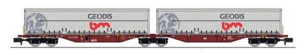 NW203 REE MODELES Taschenwagen Sggmrss 90 der AAE Cargo / TOUAX