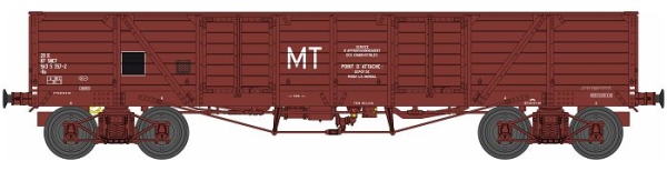 WB-791 REE MODELES offener Güterwagen MT der SNCF