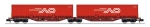 NW207 REE MODELES Taschenwagen Sggmrss 90 der AAE Cargo / TOUAX
