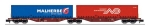 NW208 REE MODELES Taschenwagen Sggmrss 90 der AAE Cargo / TOUAX