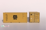 820001.1 PT Trains Spur H0 Container 20ft DV MSC