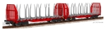 S657002 Sudexpress Doppel-Holztransportwagen Sggmrss der Ibercargo