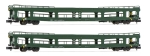 HN4353 Arnold 2-teiliges Set Autotransportwagen DDm der DR